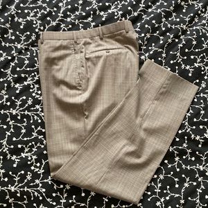 Isaia Dress Slacks Glen Check Size 35 Made in Italy 🇮🇹